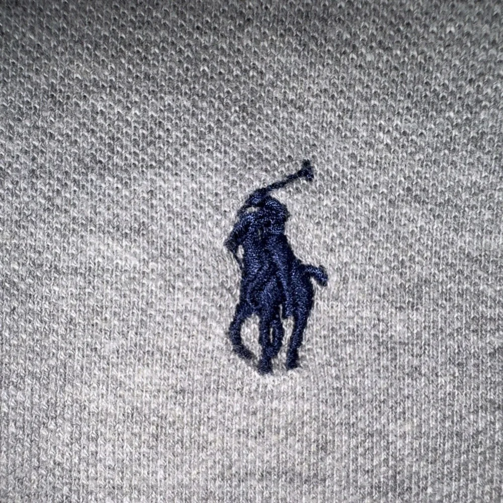 Vintage Polo Ralph Lauren Men's Grey Shirt Size XL Custom Fit
